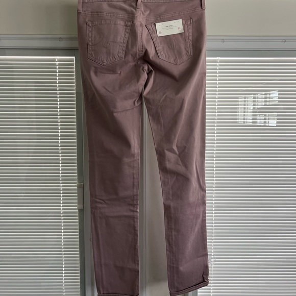 ag adriano goldschmied The LeggingSkinny Ankle Stretch Jeans Waxed Blush Size 25 - Picture 2 of 5